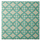 Smaragd-Azulejo-Fliesen Fliese (Vorderseite)
