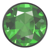 Smaragd Eishockey Puck (Vorderseite)