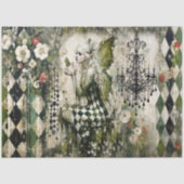 Smaragd-Fee-Kolleg Seidenpapier (Vorderseite)