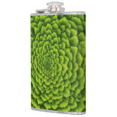 Smaragd-Fraktal-Blüte Flachmann (Links)