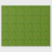 Smaragd-Fraktal-Blüte Geschenkpapier (Flach)