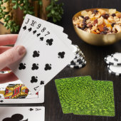 Smaragd-Fraktal-Blüte Spielkarten (In Situ)
