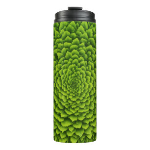 Smaragd-Fraktal-Blüte Thermosbecher