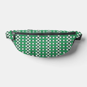 Smaragd Geometrisches Abstractes Muster Design 131 Bauchtasche