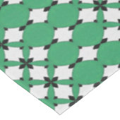 Smaragd Geometrisches Abstractes Muster Design 131 Tischdecke (Schrägansicht)