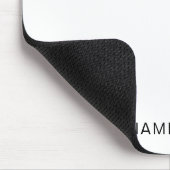 Smaragd-Gold Fügen Sie Ihren Text hinzu Benutzerde Mousepad (Ecke)