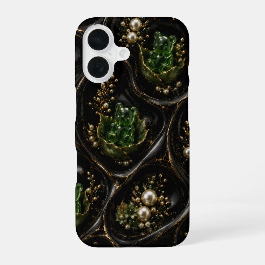 Smaragd-Gummibärchen-iPhone-Hülle iPhone 16 Hülle (Rückseite)