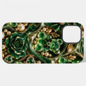 Smaragd-Gummibärchen mit Perlen iPhone-Hülle iPhone Hülle (Rückseite (Horizontal))