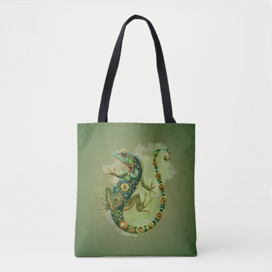 Smaragd-Gürteltier-Muster-Tasche  Tasche (Vorderseite)