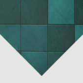 Smaragd-Kachelmuster – Moderne Luxus Seidenpapier (Detail)