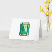 Smaragd Karte (Gelbe Blume)