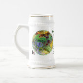 Smaragd-Kosmischer Drache Bierglas (Links)