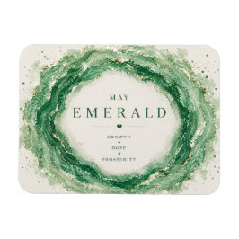Smaragd-Mai-Geburtsstein-Flexi-Magnet Magnet