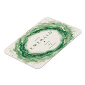 Smaragd-Mai-Geburtsstein-Flexi-Magnet Magnet (Linke Seite)