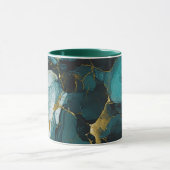 Smaragd-Marmor mit goldenen Adern Tasse (Zentrum)