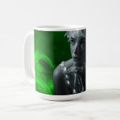Smaragd-Muse Kaffeetasse (Vorderseite Links)