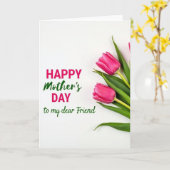 Smaragd Muttertag Freund Karte (Gelbe Blume)