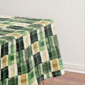 Smaragd-Patchwork-Kariert Tischdecke (Beispiel)