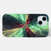 Smaragd-Plasma-Energie-Fraktal-Kunst Case-Mate iPhone Hülle (Rückseite (Horizontal))