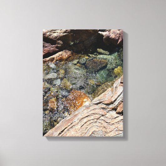 Smaragd-Pools-Wandkunst Leinwanddruck (Vorderseite)