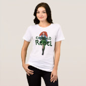 Smaragd-Rebell Tri-Blend Shirt (Vorderseite voll)