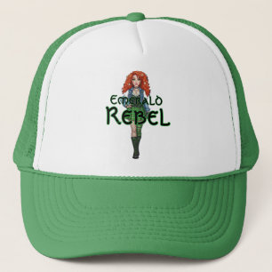 Smaragd-Rebell Truckerkappe