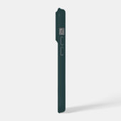 Smaragd-Rennläufer des grünen Horizonts iPhone Hülle (Linke Seite)