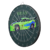 Smaragd-Runninger des grünen Horizonts Dartscheibe (Vorderseite rechts)