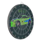 Smaragd-Runninger des grünen Horizonts Dartscheibe (Vorderseite Links)