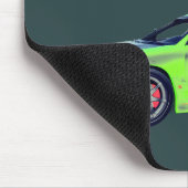 Smaragd-Runninger des grünen Horizonts Mousepad (Ecke)