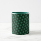Smaragd-Schneeflocken-Kunst Tasse (Zentrum)