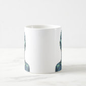 Smaragd-Schönheit Android Kaffeetasse (Mittel)