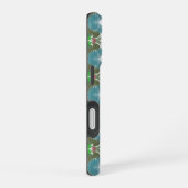 Smaragd-Tiden-Kaleidoskop iPhone 16 Hülle (Rechte Seite)