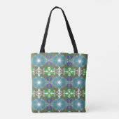 Smaragd-Tiden-Kaleidoskop Tasche (Rückseite)
