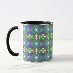 Smaragd-Tiden-Kaleidoskop Tasse