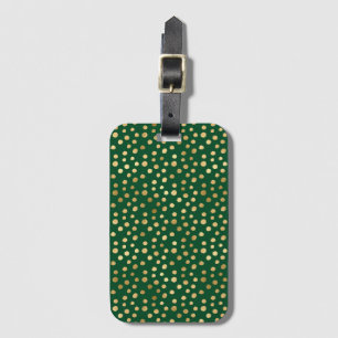 Smaragd- und Gold-Safari-Serie Design 11 Gepäckanhänger