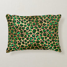 Smaragd- und Gold-Safari-Serie Design 8