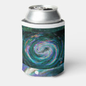 Smaragd und Lila Galaxie Dosenkühler (Kanne Rückseite)