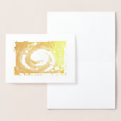 Smaragd und Lila Galaxie Folienkarte (Anzeige)