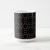 Smaragd- und Rosa-Kaleidoskop Kaffeetasse (Mittel)