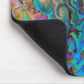 Smaragd und Rosa Mousepad (Ecke)