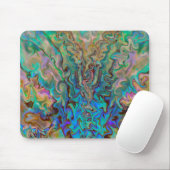 Smaragd und Rosa Mousepad (Mit Mouse)