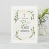 Smaragd verzweigt sich Einladung (Stehend Vorderseite)