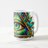 Smaragd-Wächter Kaffeetasse (VorderseiteRechts)