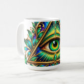 Smaragd-Wächter Kaffeetasse (Vorderseite Links)