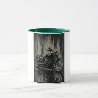 Smaragd-Wald-Bobber-Mosaik-Kunsttasse Tasse