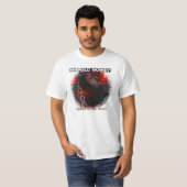 Smaragdaffe "Helder der Nacht" grundlegendes T-Shirt (Vorne ganz)