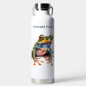 Smaragdaugen-Regenfrosch Trinkflasche (Vorderseite)