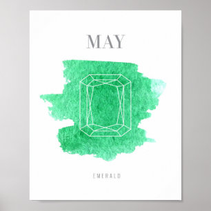 SmaragdBirthstone Poster