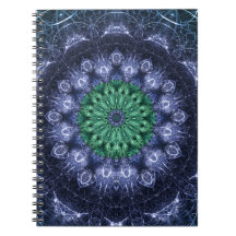 Smaragdblaue kristalline Energie-Fraktal-Kunst